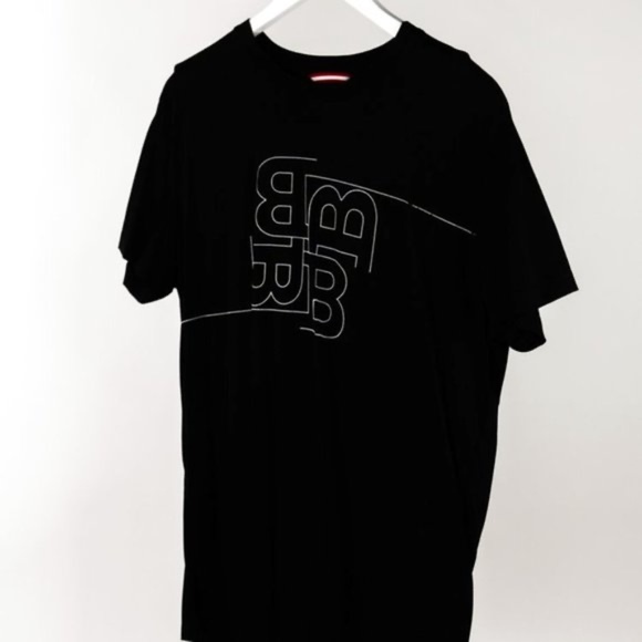 Bally Black Stitched-Graphic Short-Sleeve Tee - Picture 2 of 6